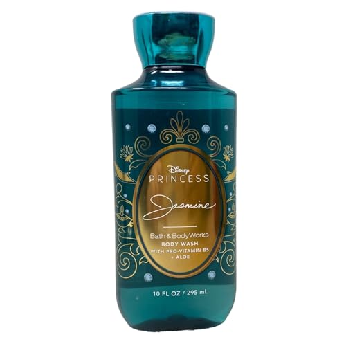 Bath & Body Works Limited Edition Princess Collection Jasmine Duo Gift Set - Fragrance Mist and Body Wash - with a Wild Jasmine Bar Soap - Full Size