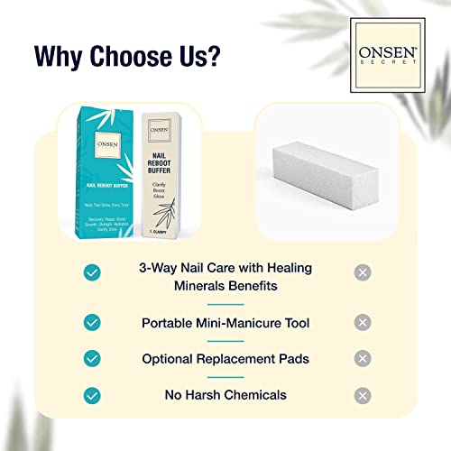 Onsen Professional Nail Buffer, Ultimate Shine