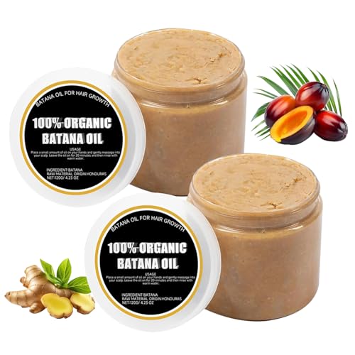 Divine Vitals Batana Oil for Hair Growth, Divine Vitals Organic Batana Hair Growth Oil, Treats Dry Hair, Suitable for all hair types, for Men and Women(2Pcs-4.23Oz)