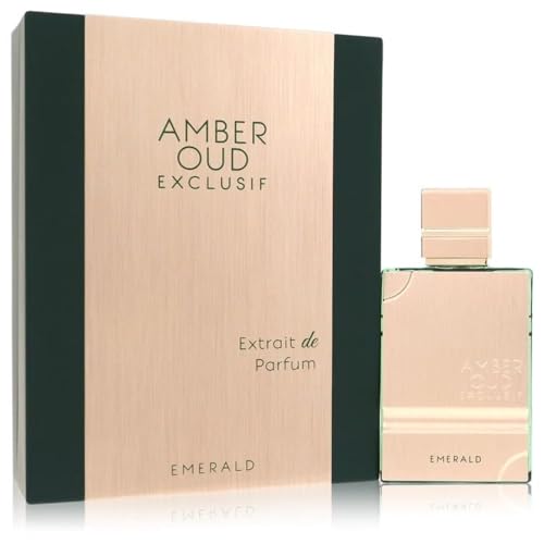 Al Haramain Amber Oud Exclusif Emerald Extrait de Parfum Spray for Unisex, 2.0 Ounce
