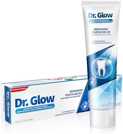 Adult Cavity Repair Toothpaste, Cavity Reversing Hydroxyapatite Toothpaste, Cavity Filler for Tooth Remineralization, Tooth Decay Treatment Repair, Enamel Repair Cavity Remover, Fluoride Free
