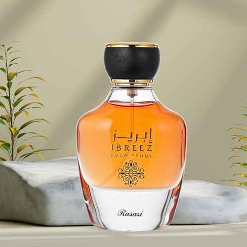 RASASI Ibreez Eau De Parfum For Women Spray 100ML (3.38 OZ) Arabian Perfume For Women Refreshing, Floral And Captivating Fragrance, Long Lasting Perfume For Women, Luxurious Feminine Scent