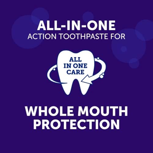 ARM & HAMMER Complete Care Toothpaste, Teeth Whitening Toothpaste with Baking Soda, Fluoride, Whole Mouth Protection, Fresh Mint Flavor, 6.0 oz (Pack of 4)