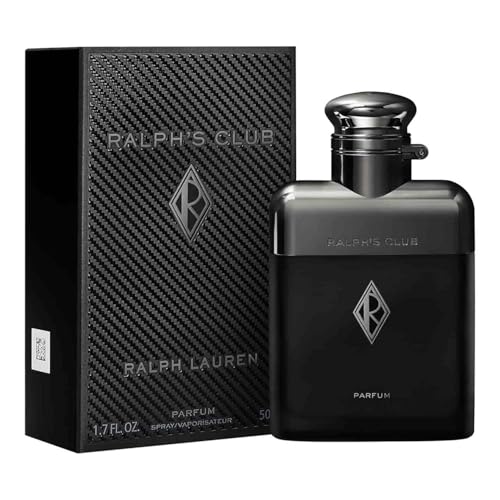 RALPH LAUREN FRAGRANCES - Ralph's Club - Parfum - Men's Cologne - Woody & Ambery - With Lavandin, Vetiver, Cardamom, and Patchouli - Intense Fragrance