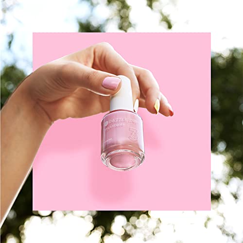 Dazzle Dry Nail Lacquer (Step 3) - Yoga Mama - A light chalky bubblegum pink. Full coverage cream. (0.5 fl oz)