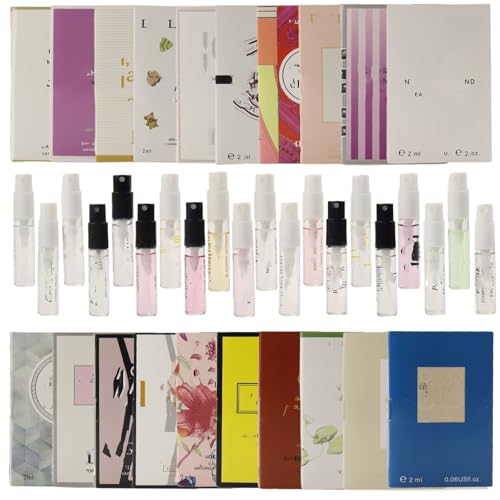 Perfume Samples for Women, High End Women's Designer Fragrance Sample Vials Travel Size (Pack of 20)