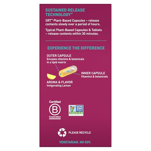 Garden of Life Hair Growth Duo Caps, Supplement for Thicker, Healthier Hair with Hyaluronic Acid, Biotin, Silica, and Patented Keranat, 30 Plant-Based Capsules