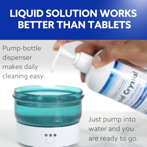 Dr. B Dental Solutions Liquid Crystal Soak Cleanser for Oral Appliances, Dentures, Night Guards, Aligners, & Other Devices