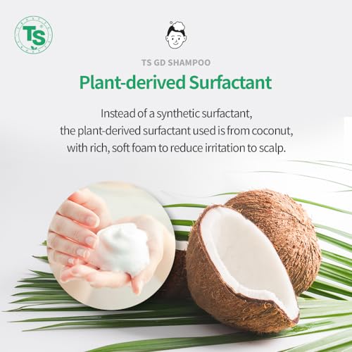 TS GD Shampoo for Teens | Korean Anti-Dandruff Shampoo for Oily & Itchy Scalp | Fruity Allergy-Free Scent | Sulfate-Free Gentle Hair Care (14.1 Oz)