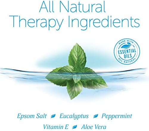 Epsoak Muscle Soak 4 lbs. - Speed Muscle Recovery, Soothe Aching Muscles, and Reduce Inflammation with Epsom Salt & Premium Eucalyptus & Peppermint Essential Oils (Qty 2 x 2 lb. Bags)