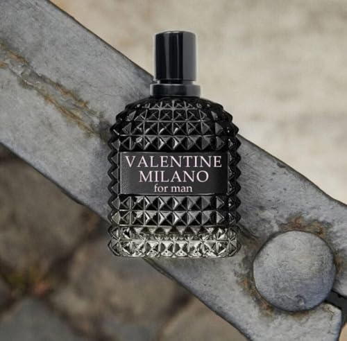 Fragrance for Men VALENTINE MILANO Eau de Parfum Natural Spray Men Cologne Masculine Scent 3.4 Fl Oz/100ML