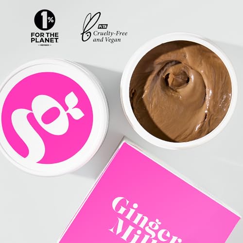 Deep Repair Hair Mask for Dry and Curly Hair – Castor Oil, Biotin, Ginger – Sulfate-Free – Be Generous by Ginger Milk – 8 oz