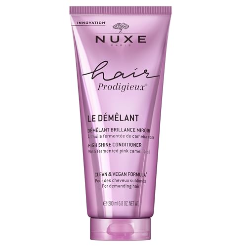 Nuxe Hair Prodigieux High Shine Conditioner. Nourishing Detangler to Intensify Hair Shine & Smoothness. For Soft, Shiny Hair. Silicon Free, 6.8 oz