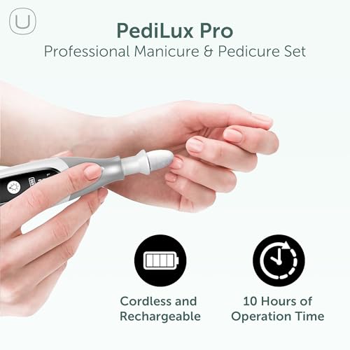 Replacement Nail Drill Bits and 50 Sanding Bands for PediLux Pro Professional Manicure and Pedicure Kit