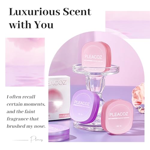 Solid perfume Balm - Natural Ingredients, Long Lasting Fragrance, Portable Women's Perfume, Suitable for Traveling, Best Gifts