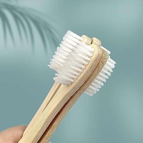 Bamboo Toothbrushes Kit Bulk, Disposable Toothbrushes with Toothpaste(6g), Individually Wrapped Toiletries Amenities for Hotel, Airbnb, Homeless, Shelter, Camping and Travel (50 Pack)
