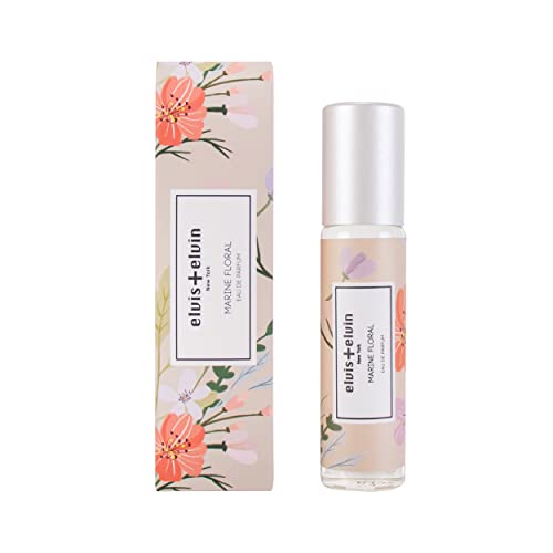 elvis+elvin Clean Eau De Parfum for Women, Fragrance Vegan, Phthalate & Paraben-Free (Marine Floral)