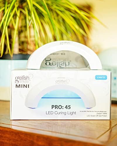 Gelish Pro 45 Mini LED Light – Professional Nail Lamp, Gel Light, Nail Dryer for Gel Polish, Fast Drying, Compact & Portable LED Light for Home & Salon Use