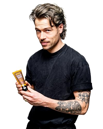 REUZEL Grooming Tonic Texture Cream, Light Hold, Curl Texture and Definition, Natural Shine, Heat Protection, For All Hair Types, 3.38oz