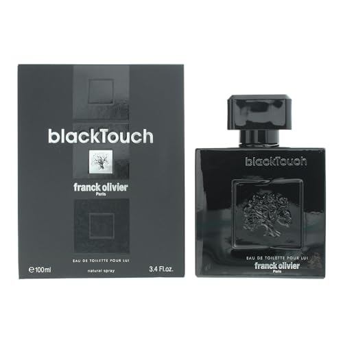 Frank Olivier Black Touch for Men Eau De Toilette Spray, 3.3 Ounce