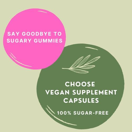 Vegan Advanced Hair Nail Skin One-Daily, 60 Veggie Caps -Antioxidant Enriched. Improve Hair, Improve Skin Health and Nail Health - Plant Based with Biotin & Natural Superfood