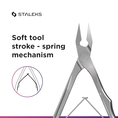 Staleks Pro Nail Nippers EXPERT NE-61-12, Full Jaw, 0.47 Inch (12mm)