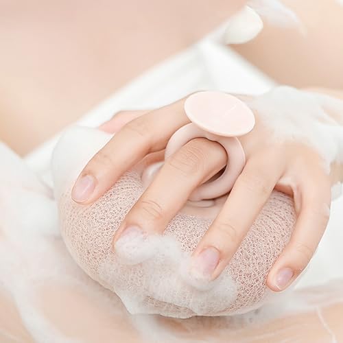 Shower Sponge for Body, Bath Courtesy Sponge soap balls for Women，scrub Your Body and Enjoy The Shower (small, 4)