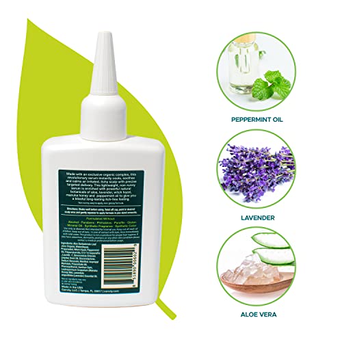 ScalpBliss Itch-Calming Serum, Long-Lasting Soothing Scalp Moisturizer for Dry itchy Scalp, Enriched with Aloe Vera, Witch Hazel, Manuka Honey and Peppermint Oil (Organic Based)