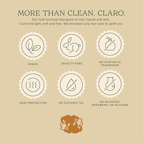 OCOA Curl Care Shampoo & Conditioner Duo – Sulfate-Free with Apple & Cupuaçu Butter, Moisture Retention, Hair Growth, and Healthy Scalp – For Wavy, Curly, Dry, Damaged & Color-Treated Hair – 10oz