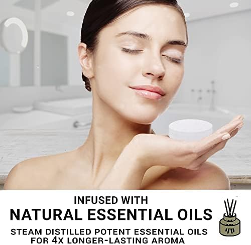 Shower Steamers Aromatherapy - Shower Bombs w/Organic Essential Oils for Vaporizing Steam Spa Relaxation, Relaxing Self Care Birthday Gifts for Men, Women, Him, Her