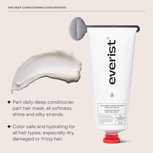 The Deep Conditioning Concentrate, Hydrating and Smoothing for Dry, Damaged, or Frizzy Hair, Hair Mask, Plant-Based, Vegan, 3.4 fl oz