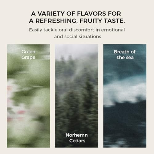 Smart Electric Oral Spray - Mouth Spray Fresh Breath, Cool Freshener Breath Spray for Bad Breath, Alcohol Free, Rechargeable, Portable, Various Flavors with 3 Integrated Pods (Classic+3 Bombs)