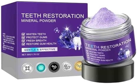 Odalit Teethrestoration Mineral Powder, Teeth Whitening & Strengthening, Breath Fresh Protect Teeth and Gums and Solve Oral Problems (1)