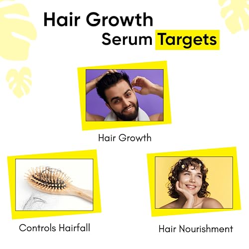 Hair Growth Serum with 3% Redensyl, 5% Capixyl, 4% Anagain, 3% Procapil & 3% Baicapil, Rosemary & Biotin For Hair fall Control & Promoting Hair Growth, For Both Men & Women, 1.01 fl.oz./30ML