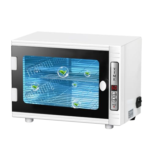 Nail Tool Cleaning Machine, 12L High Capacity Multi-Functional Nail Cleaner Box Manicure Tool Cleaning Cabinet Salon Equipment for Spa Beauty Home Metal Tools