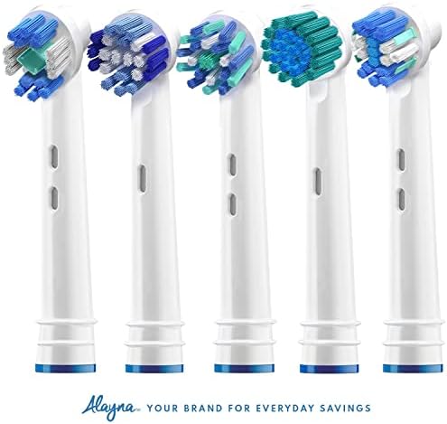 Replacement Brush Heads Compatible with Oral B Braun –20 Pack of 4 Sensitive, 4 Floss, 4 Precision, 4 Cross, 4 Polishing- Fits Oralb Electric Toothbrush 7000 Pro 1000 9600 Kids Action Etc.