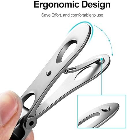 MR.GREEN Nail Clippers, Ultra Wide Jaw Opening Toenail Clipper for Thick Nails Heavy Duty Stainless Steel Fingernail Clippers for Seniors (Mr-1224plus)