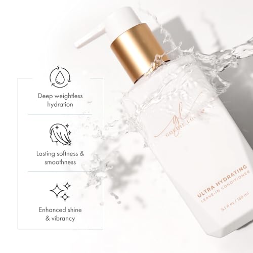 Goldie Locks Ultra Hydrating Leave-In Conditioner that Strengthens Hair, Detangles Unruly Hair, Provides All Day Hydration, UV Protection, Moisturizes, Frizz Control, Extension & Color Safe, 5.1 Fl Oz