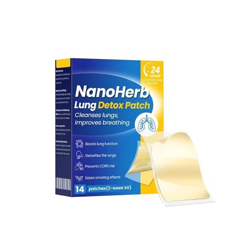 Lung Cleanse Patches - Soothing Care Patch To Assist In Reducing Local Discomfort And Pain, Improving Respiratory Function, 14pcs (1box)