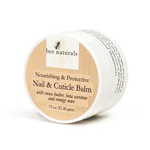 Nail & Cuticle Balm - Cocoa Butter & Beta Carotene Blend for Strong, Smooth Nails - luscious natural tangerine fragance Shea Butter & Beeswax Cruelty-Free Nail Care