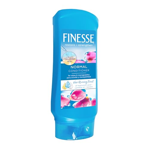 FINESSE Restore + Strengthen Normal Conditioner, 13 oz (Pack of 6), Enhance Hair's Shine & Manageability