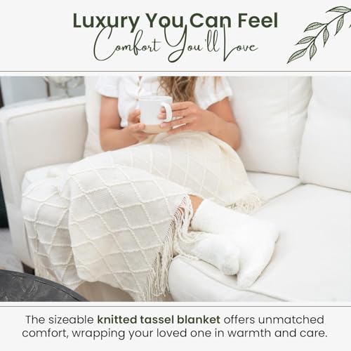 Sympathy Gift Basket for Women-Get Well Soon, Comfort Gifts for Grieving Friends, Women Birthday Gifts, Condolence-Encouragement Gift for Sick Friends and Loved One's, Get Well Soon Care Package