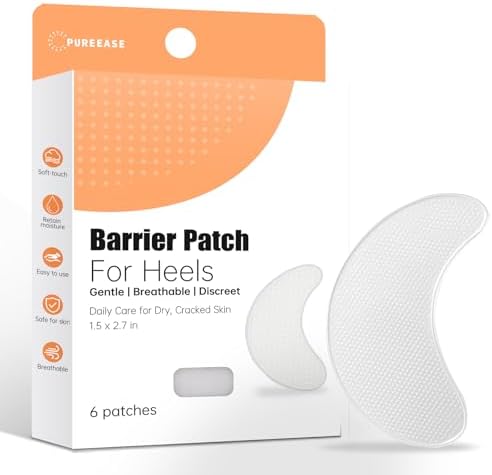 Moisturizing Crack Patches –for Linear, Single Small Crack,for Dry,Cracked Heels,Soles, Toes Skin Relief, Hydrating Care – Flexible & Breathable, 6 Patches