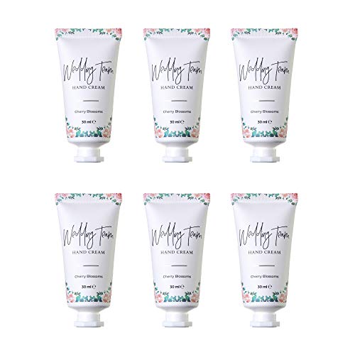 Pop Fizz Designs Bridesmaid Gifts- Wedding Team Hand Cream (6 pack)