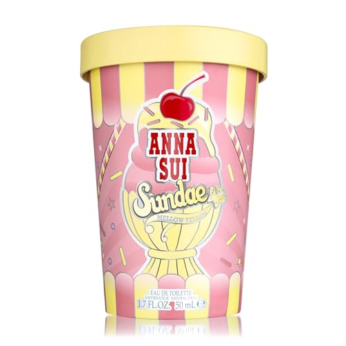 Anna Sui Sundae Mellow Yellow Eau de Toilette Perfume Spray For Women, 1.7 Fl. Oz.