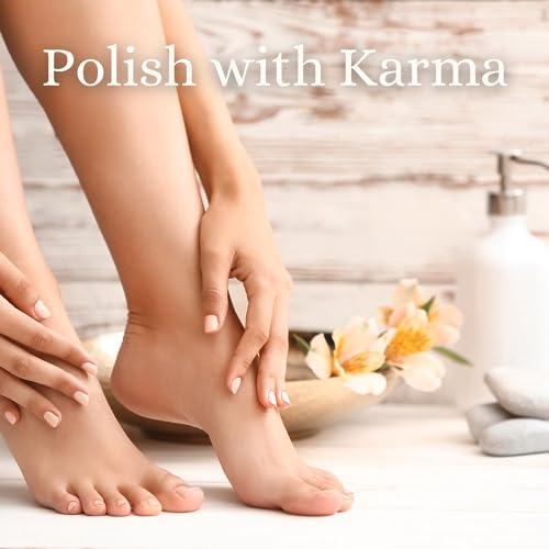 Karma Organic Nail Polish Remover Unscented- Non Toxic, Vegan, Cruelty Free, Acetone Free – Nails Strengthener for Fingernails – 4 fl. Oz