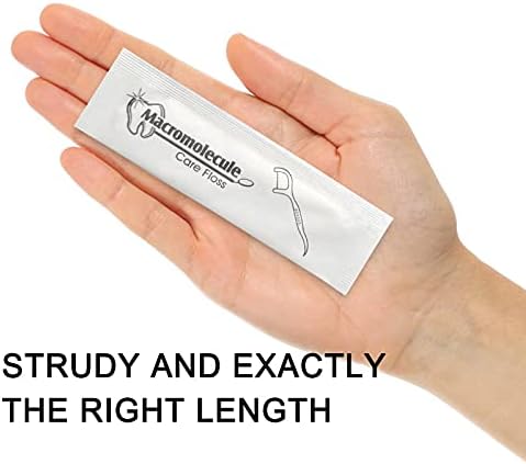 450 Count Unflavored Dental Floss Picks, Individually Wrapped, Travel Dental Flossers