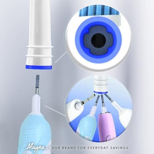 Replacement Toothbrush Heads Compatible with Oral B Braun- Pack of 12 Professional Electric Toothbrush Heads- Precision Refills for Oral-b 7000, Clean, OralB Pro 1000, 9600, 500, 3000, 8000, Plus!