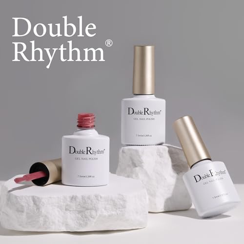 Double Rhythm 6 Colors Cat Eye Gel Polish Set Shimmer Glitter with Magnet Holographic Reflective Magnetic UV Nail Art Kit (6-Kit 11)