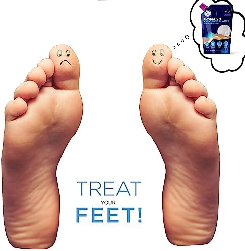 Dead Sea Magnesium Flakes Bath Salts | Premium Magnesium Supplement Bath Salts (5 Pound)